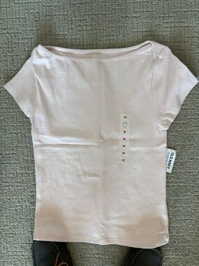 Old Navy Pale Pink Short Sleeve Tee